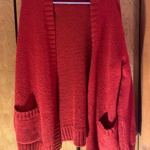 Orange Cardigan
